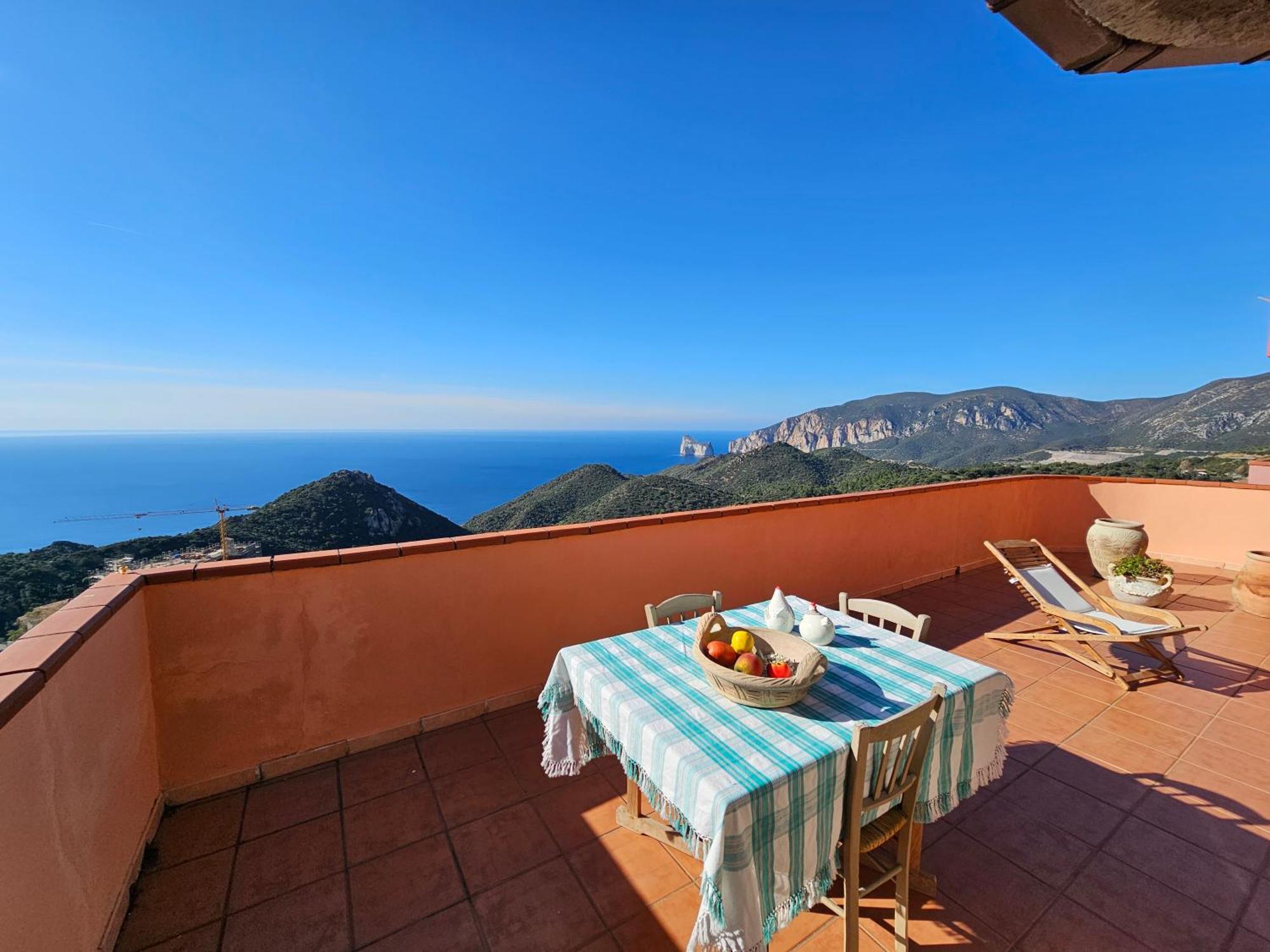 Villa Casa Con Magnifica Vista Mare Nebida Exterior foto