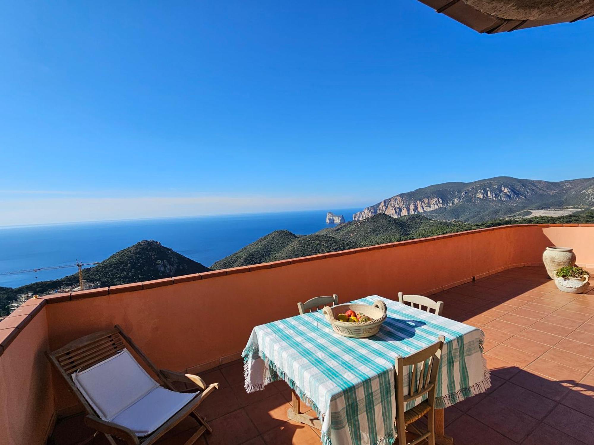 Villa Casa Con Magnifica Vista Mare Nebida Exterior foto